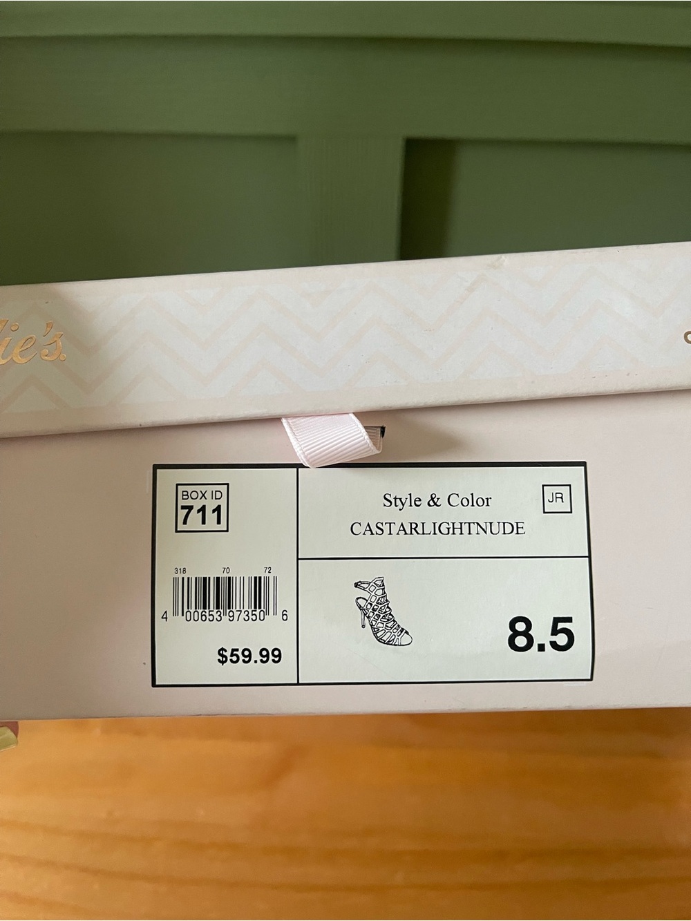 Candie's Cream Cage-Strap Heel - Picture 4 of 4